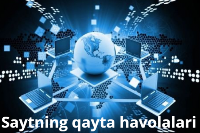 Saytning qayta havolalari 1