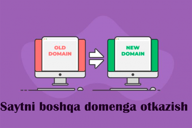 Saytni boshqa domenga otkazish 1