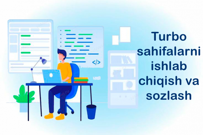 Turbo sahifalarni ishlab chiqish va sozlash 1