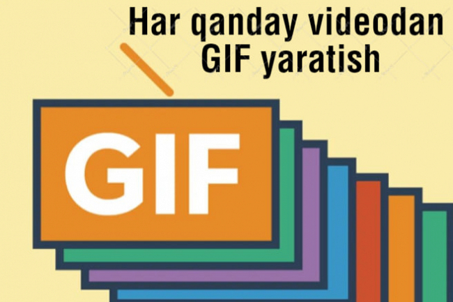 Har qanday videodan GIF 1
