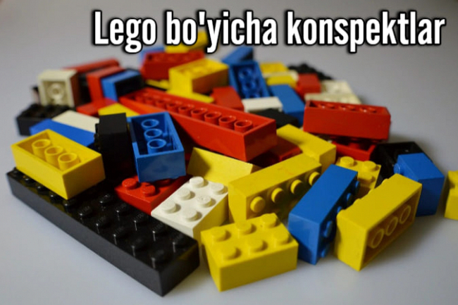 Oqituvchilar uchun dars eslatmalari - Lego boyicha kitoblar 1
