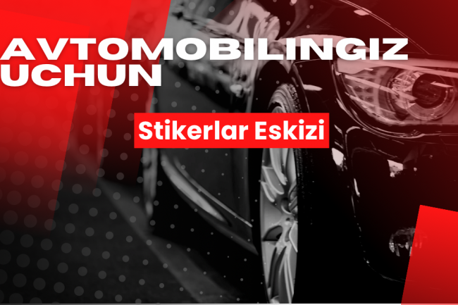 Avtomobil stikerlari uchun eskiz 1