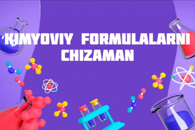 Kimyoviy formulalarni chizaman 1