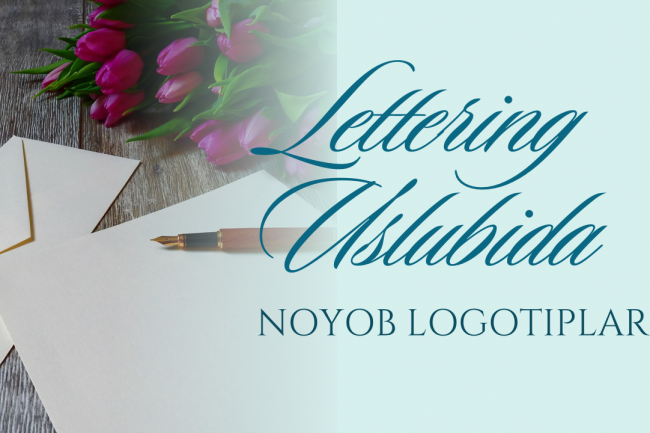 Lettering uslubida logotiplar  1