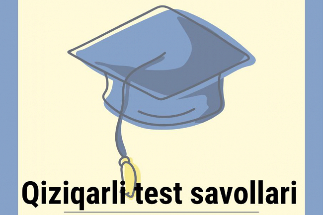 Javoblari bilan 20 ta test savollarini tuzaman 1