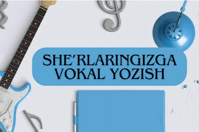 Oz sherlaringizga vokal yozish va minus 1