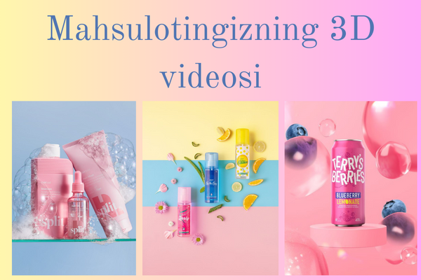 Mahsulotingizning 3D videosi 1