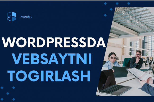 Wordpress-da veb-sayt togirlash 1