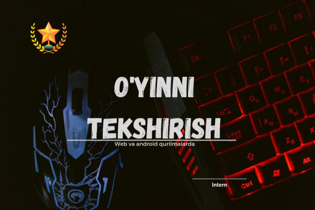 Mobil oyinlarni tekshirish 1