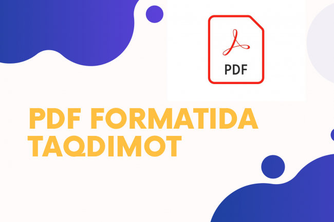 PDF formatida taqdimot 1