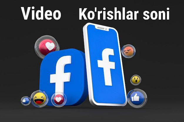 Facebook video korishlar soni 1