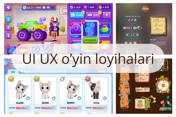 UI UX oyin loyihalari 1