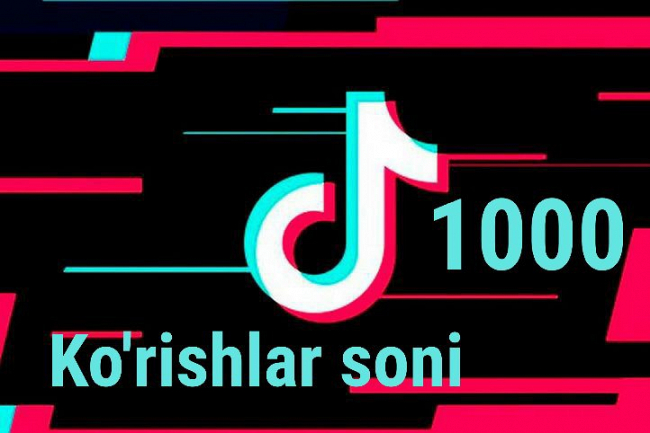 100 000 Tik Tok korishlar soni 1