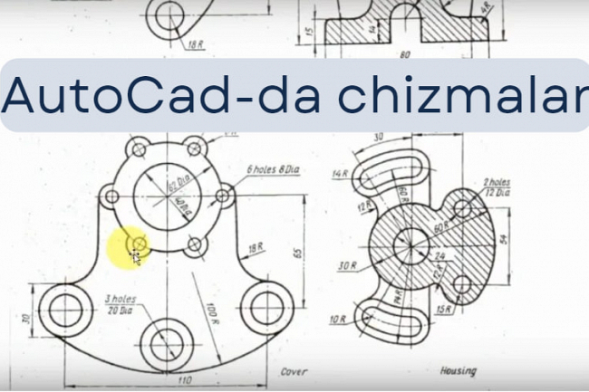 AutoCAD-da chizmalar 1