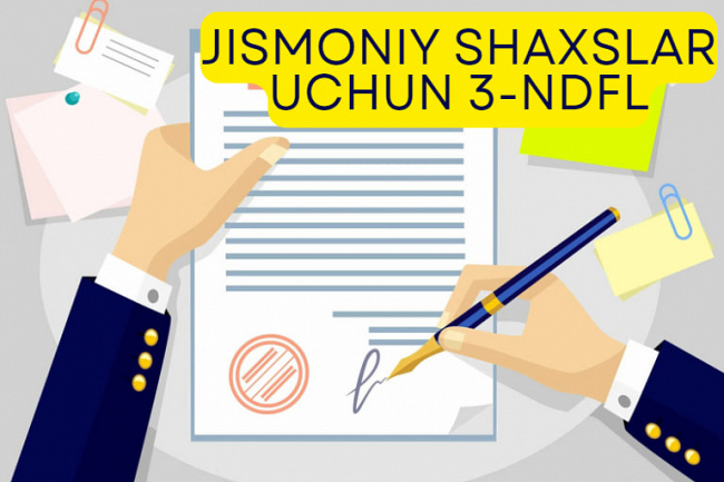 Jismoniy shaxslar uchun 3-NDFL 1