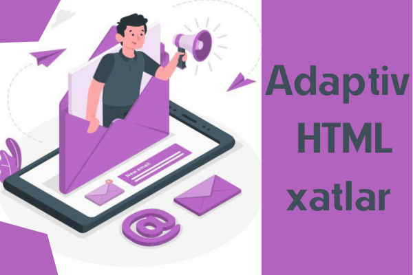 Adaptiv Html xatni qilaman 1