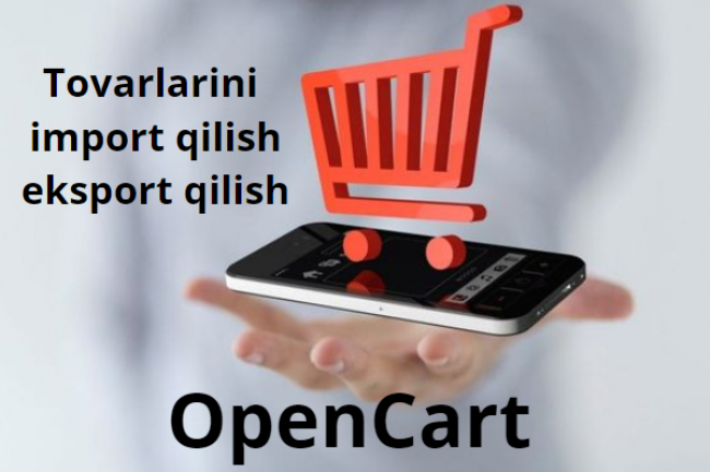 OpenCart tovarlarini import qilish, eksport qilish 1