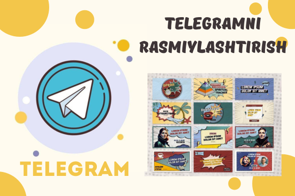 Telegram kanal uchun rasmiylashtirish 1