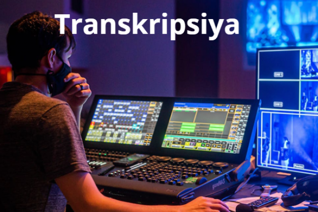 Dekodlash transkripsiya, audio va videodan matnga tarjima qilaman 1