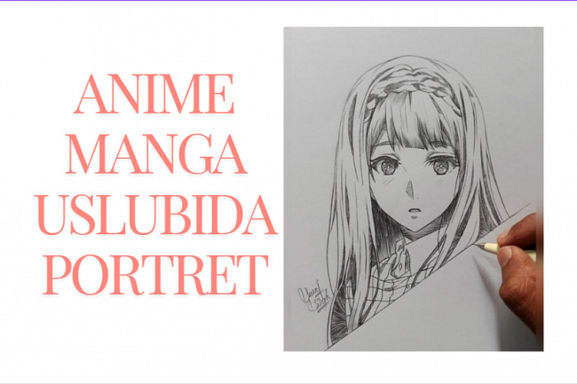 Anime yoki manga uslubida portret 1