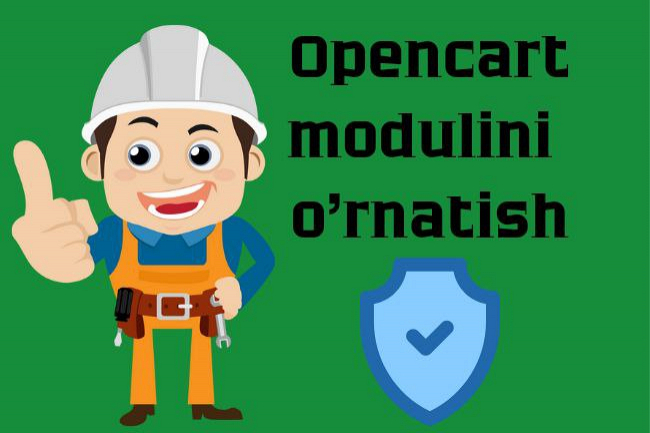 Opencart modulini ornatish 1