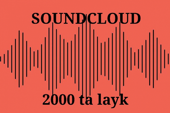 Soundcloudda 2000 ta layk 1