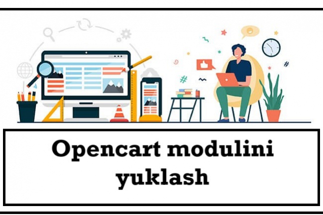 Opencart modulini  yuklash 1