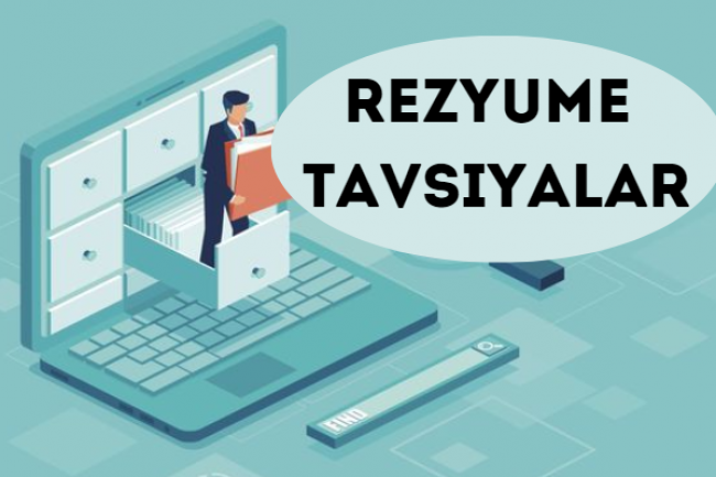 Rezyume + Tavsiyalar yozib beraman 1