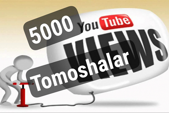 YouTubeda 5000 tomashalar soni  oshirish Auditoriya Rossiya va MDH 1