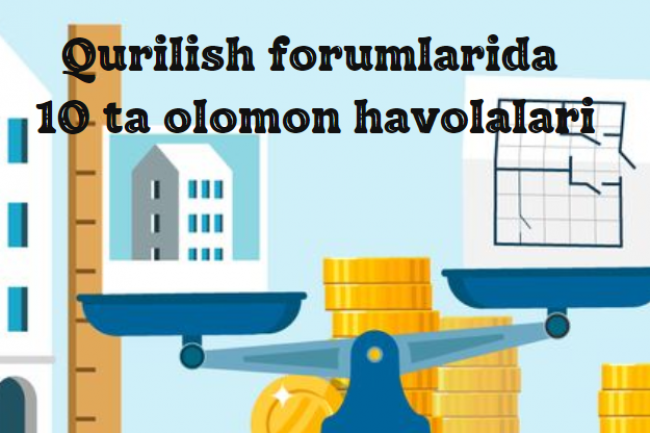 Qurilish forumlarida 10 ta olomon havolalari 1