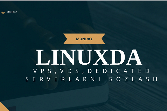 Linuxda VPS, VDS, Dedicated serverlarni sozlash 1
