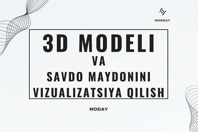 3D modeli va savdo maydonini vizualizatsiya qilish 1