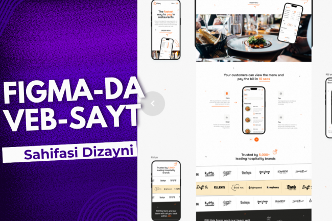 Figma-da veb-sayt sahifasi dizayni 1