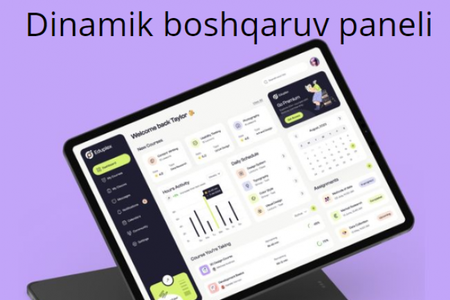 Dinamik boshqarish paneli - Boshqarish paneli 1