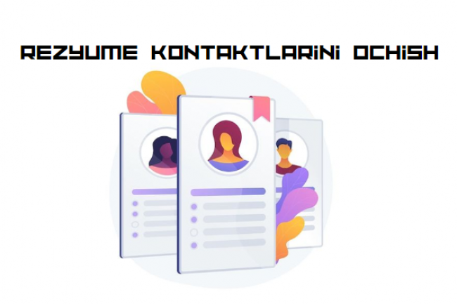 Rezyume kontaktlarini ochish 1