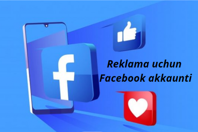 Reklama uchun Facebook akkaunti, sahifa 1