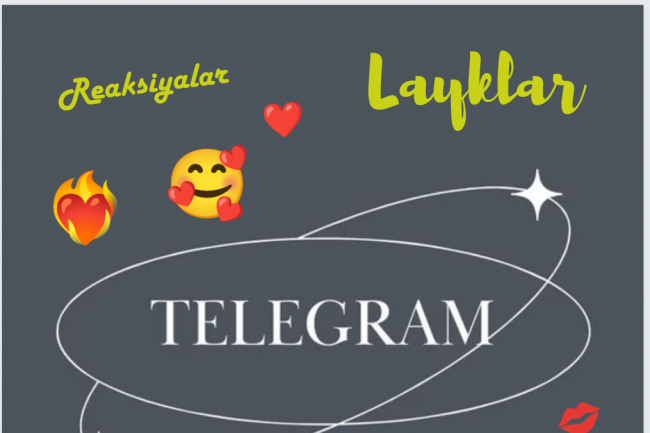 Reaksiya va layklar telegram kanal ucnun 1