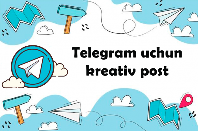 Telegramdagi reklama uchun post, telegramdagi kreativ, reklama matni 1