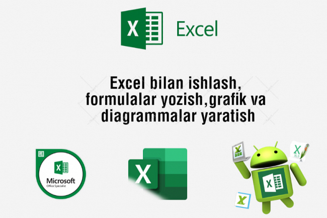 Excel bilan ishlash, formulalar yozish,grafik va diagrammalar yaratish 1