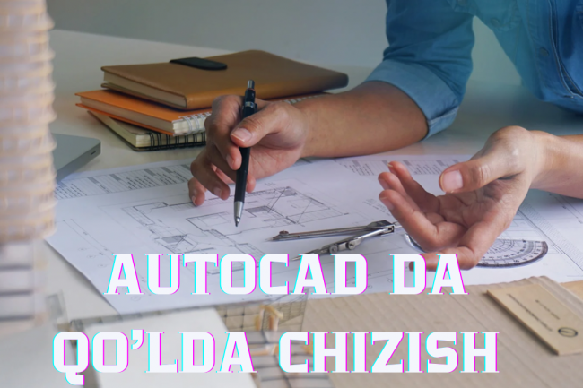 Autocad da diagramma chizma eskizlarni chizish 1