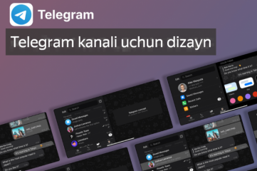 Telegram kanali uchun dizayn