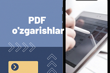 Har qanday murakkablikdagi PDF-fayllarni qayta ishlash va tahrirlash