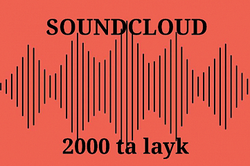 Soundcloudda 2000 ta layk