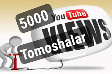 YouTubeda 5000 tomashalar soni  oshirish Auditoriya Rossiya va MDH