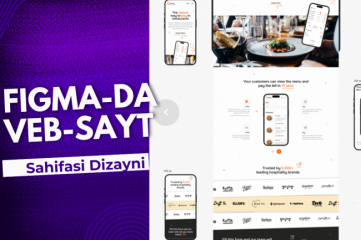 Figma-da veb-sayt sahifasi dizayni