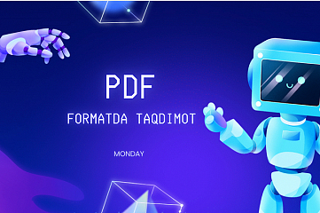 PDF formatda taqdimot