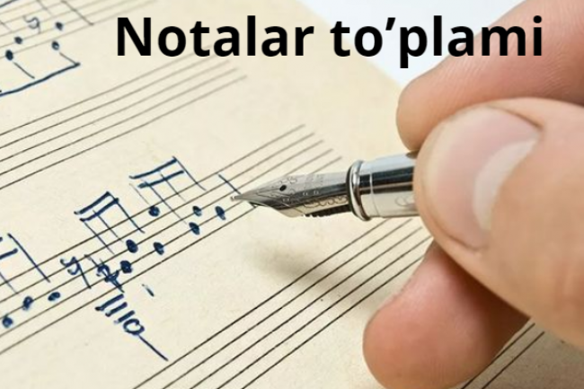 Har xil qiyinchilikdagi notalar toplami