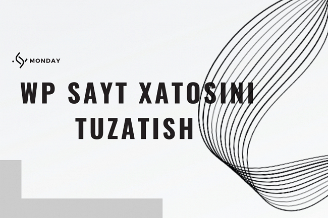 WP sayt xatosini tuzatish