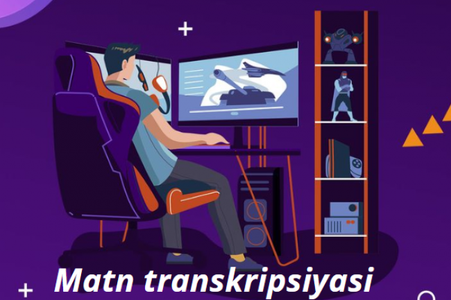 Audio va videoni matnga transkripsiya qilish