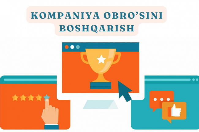 Kompaniya obrosini boshqarish